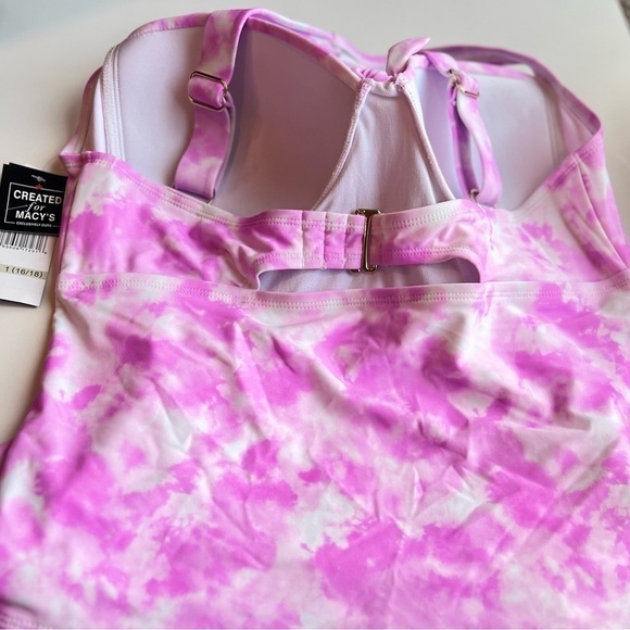 California Waves SUNKISSED SUNRISE
LAVENDER Tie-Dye Tankini Top US(16/18) New - Picture 10 of 11